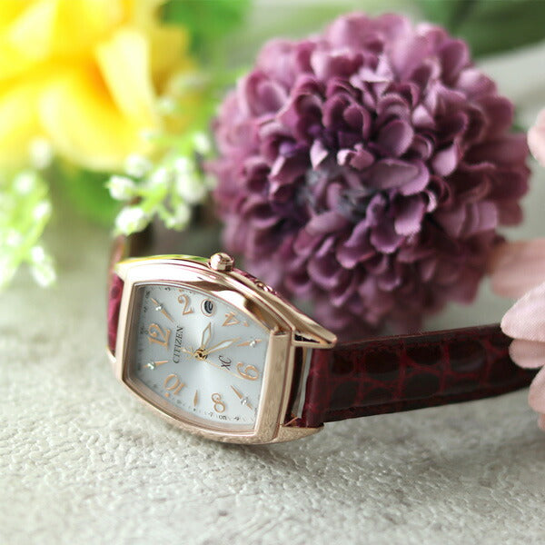 公民Crosscy Eco Drive Solar Radio Sakura Pink Petit R ES9394-56A公民XC妇女手表品牌ES9394-56A