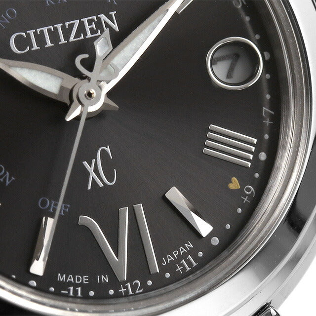 Citizen CrossCy Basic Collection Photogenerated Eco-Drive Radio Watch Brand Women&