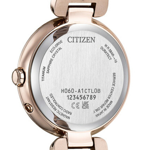 Citizen Cross Sea Mizu Collection Sakura Photogenerated Eco-Drive Radio Watch Brand Women&