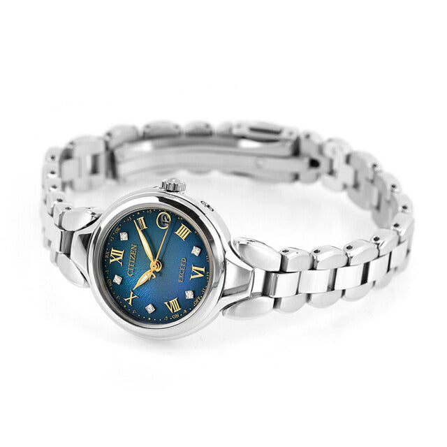 Citizen Exceed Direct Flight Limited Pair Eco-Drive Radio Watch Brand Women&