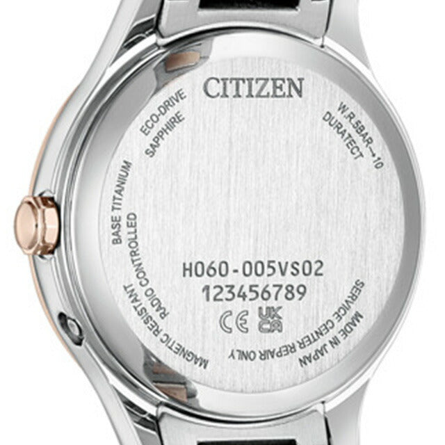 Citizen CrossCy Hikari Collection Photogenerated Eco-Drive Radio Watch Brand Women&