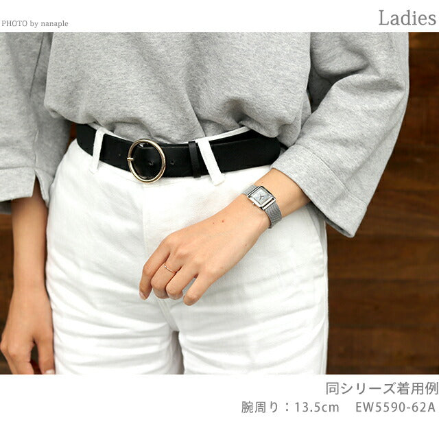 公民l妇女方形系列正方形太阳能生态驱动太阳能手表品牌EW5597-63L公民EW5597-63L