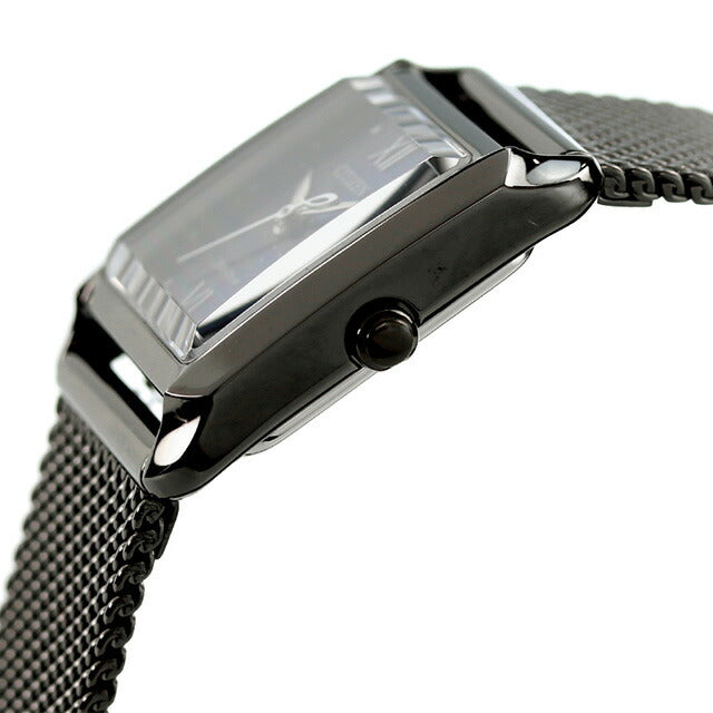 公民l妇女方形系列正方形太阳能生态驱动太阳能手表品牌EW5597-63L公民EW5597-63L