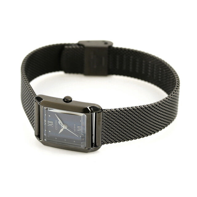 公民l妇女方形系列正方形太阳能生态驱动太阳能手表品牌EW5597-63L公民EW5597-63L