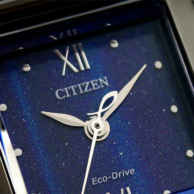 公民l妇女方形系列正方形太阳能生态驱动太阳能手表品牌EW5597-63L公民EW5597-63L