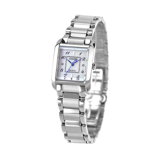 Citizen L SQUARE Collection Photo-powered eco-drive watch brand for women Solar CITIZEN L EW5600-87D Analog Shell EW5600-87D