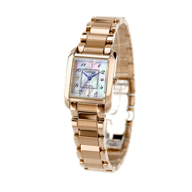 Citizen L SQUARE Collection Photo-powered eco-drive watch brand for women Solar CITIZEN L EW5603-89Y Analog EW5603-89Y