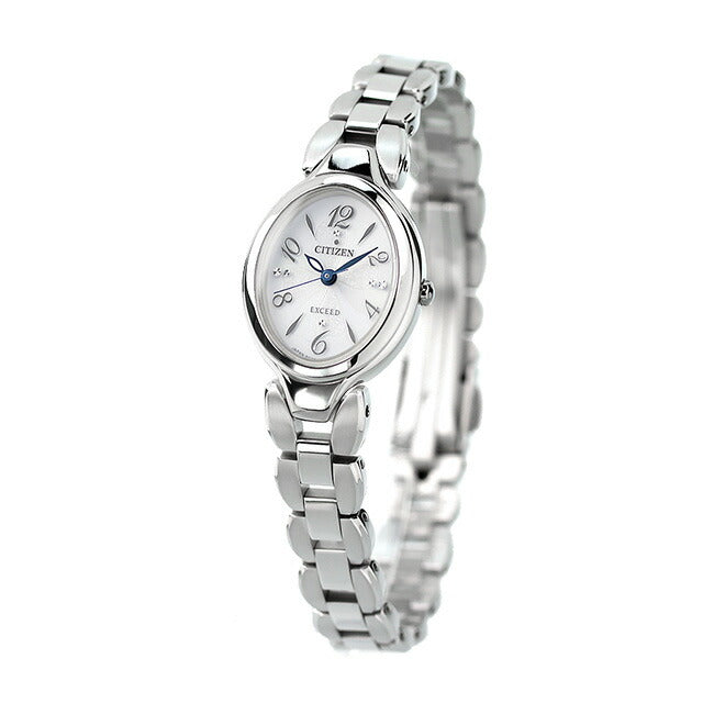 公民超过Eco Drive Solar Watch Brand Titanium White Citizen EX2040-55A女子EX2040-55A