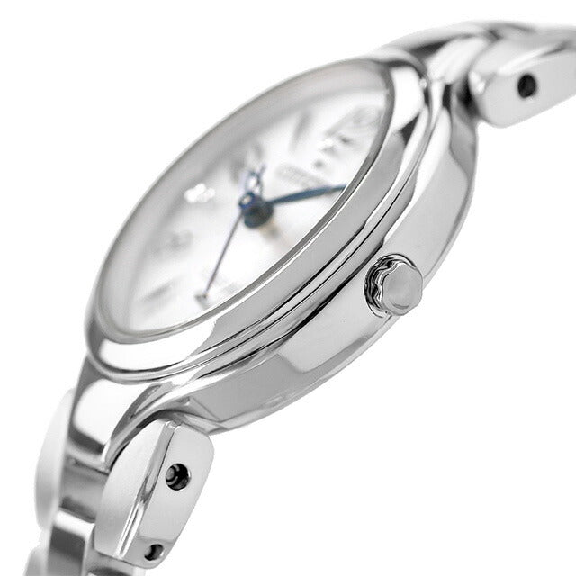 公民超过Eco Drive Solar Watch Brand Titanium White Citizen EX2040-55A女子EX2040-55A