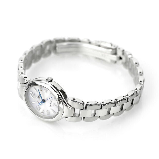 公民超过Eco Drive Solar Watch Brand Titanium White Citizen EX2040-55A女子EX2040-55A