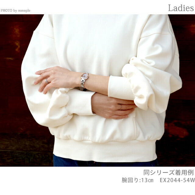 公民超过Eco Drive Solar Watch Brand Titanium White Citizen EX2040-55A女子EX2040-55A
