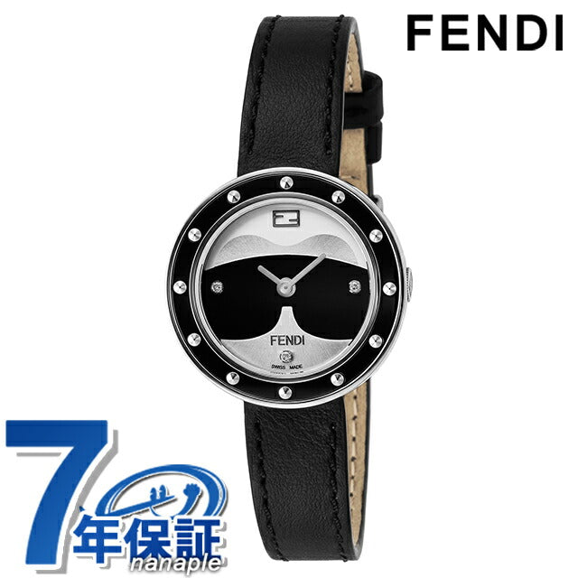 フェンディ マイウェイ クオーツ 腕時計 ブランド レディース FENDI F363021611D1 アナログ ブラック 黒 スイス製 F363021611D1