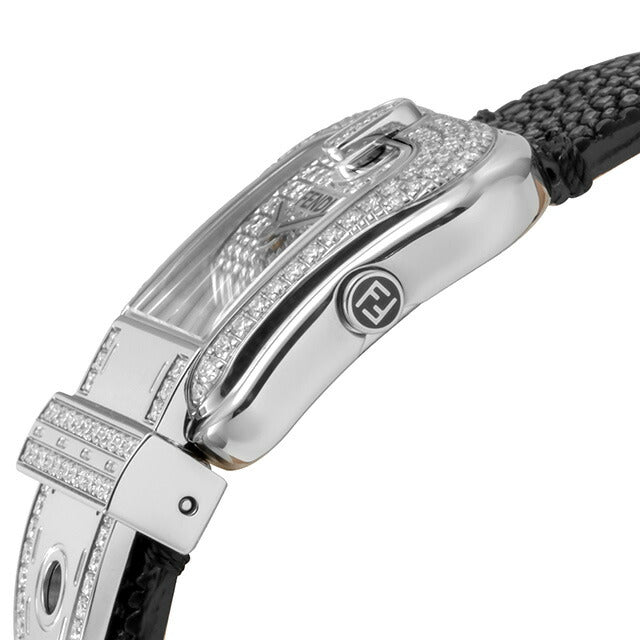 フェンディ ビーフェンディ クオーツ 腕時計 ブランド レディース ダイヤモンド FENDI F383241PC2 アナログ ダイヤモンド ブラック 黒 F383241PC2