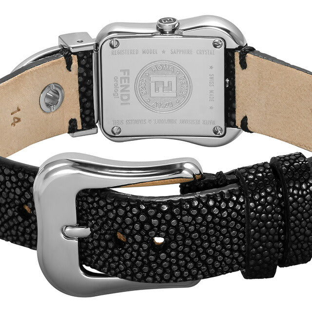 フェンディ ビーフェンディ クオーツ 腕時計 ブランド レディース ダイヤモンド FENDI F383241PC2 アナログ ダイヤモンド ブラック 黒 F383241PC2