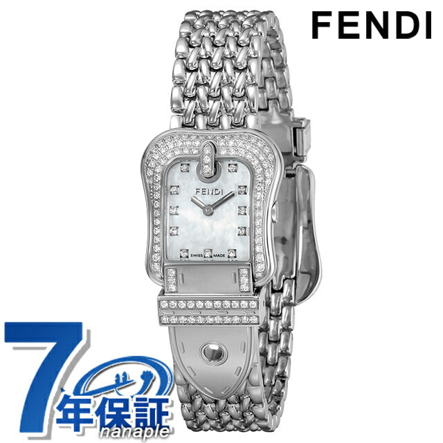 フェンディ ビーフェンディ クオーツ 腕時計 ブランド レディース ダイヤモンド FENDI F386240PC1 アナログ ホワイトシェル 白 F386240PC1