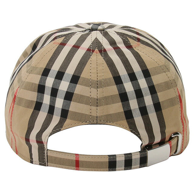 バーバリー BURBERRY 8068032 A7028 M TBロゴ モノグラムモチーフ ヴィンテージチェック コットンキャップ ベースボール 帽子 Mサイズ メンズ レディース FCBU00008M