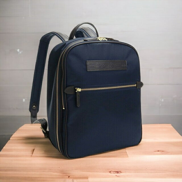 フェリージ リュック メンズ ナイロン/レザー イタリア 19-25 NAVY-BROWN ネイビー系 バッグ FEL19-25021