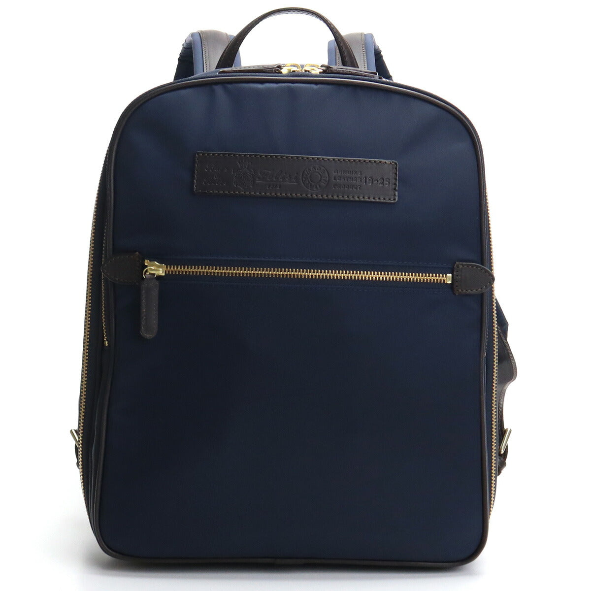 フェリージ リュック メンズ ナイロン/レザー イタリア 19-25 NAVY-BROWN ネイビー系 バッグ FEL19-25021