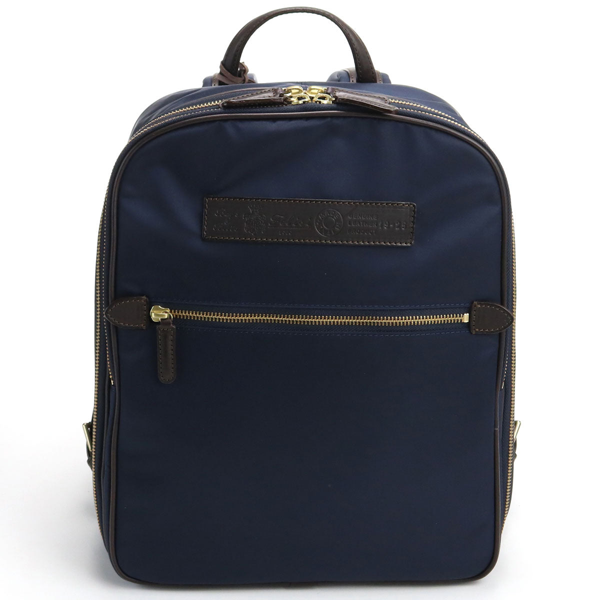 フェリージ リュック メンズ ナイロン/レザー イタリア 19-25 NAVY-BROWN ネイビー系 バッグ FEL19-25021