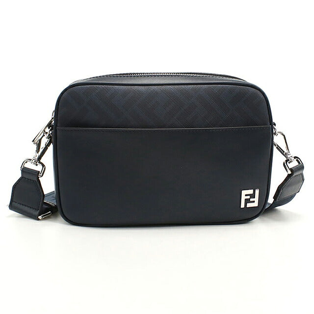 フェンディ 斜め掛け ショルダーバッグ メンズ ブランド FENDI 7M0286 ネイビー FEN7M0286101