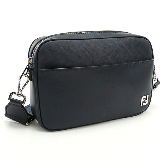 フェンディ 斜め掛け ショルダーバッグ メンズ ブランド FENDI 7M0286 ネイビー FEN7M0286101