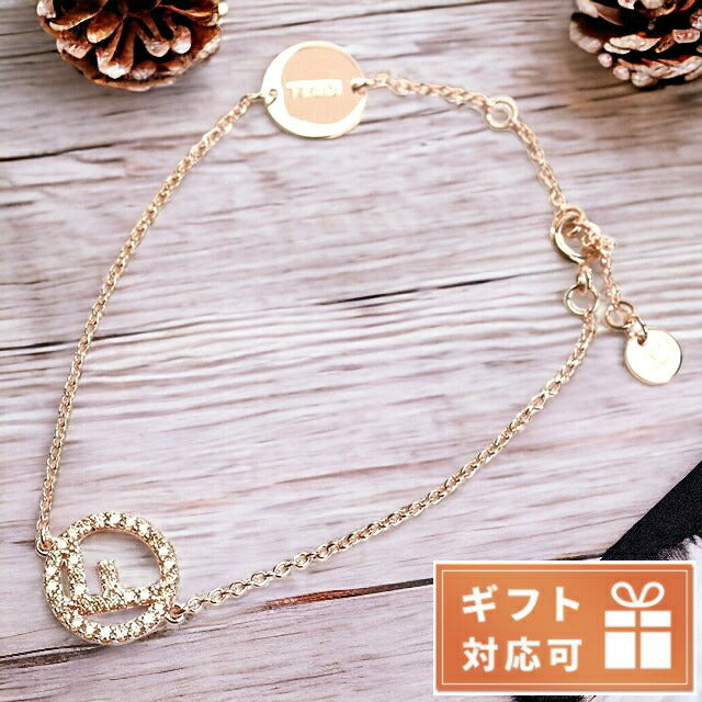 FENDI ブレスレット(ピンクゴールド)　円形モチーフ FENDI FENDI(フェンディ) エフ イズ フェンディ ブレスレット
