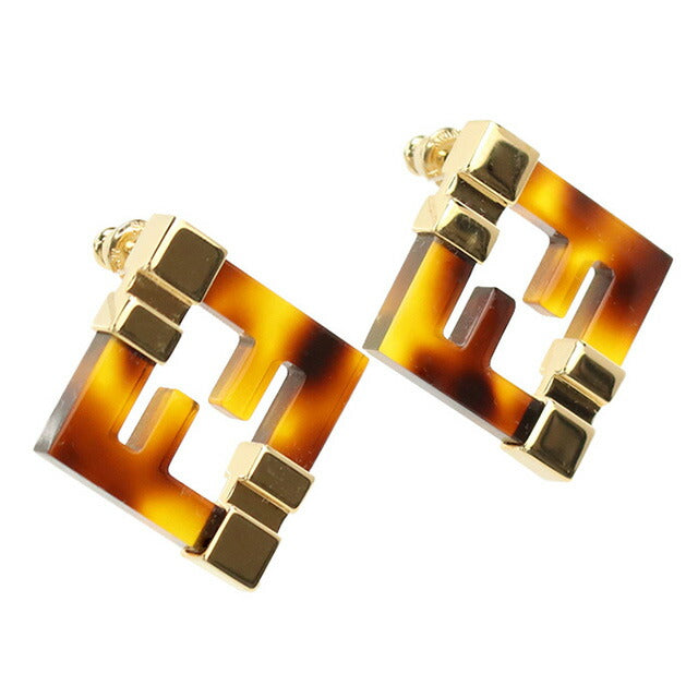 フェンディ ピアス レディース ブランド FENDI 8AK946 ブラウン アクセサリー FEN8AK946011