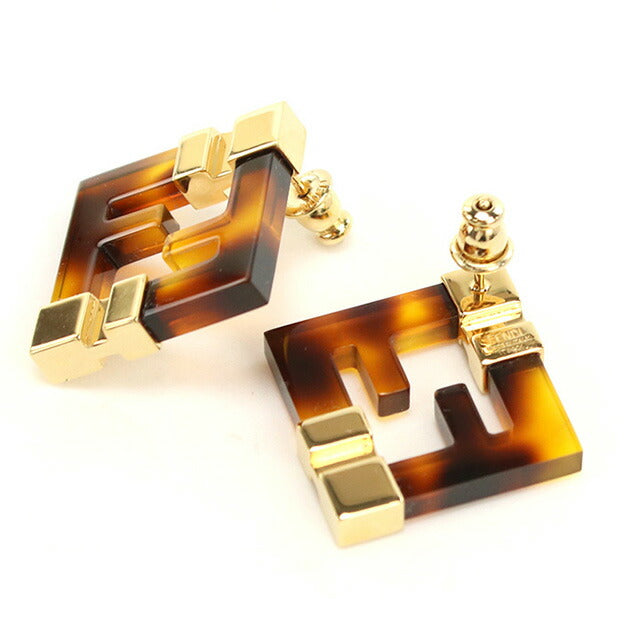 フェンディ ピアス レディース ブランド FENDI 8AK946 ブラウン アクセサリー FEN8AK946011