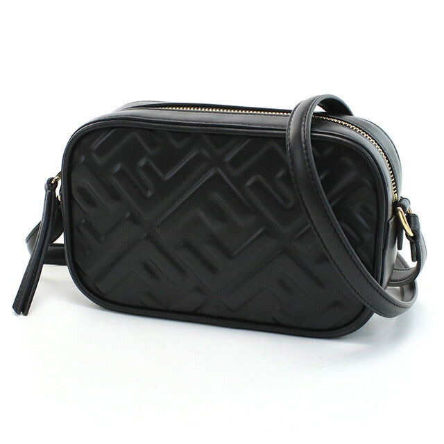 フェンディ 斜め掛け ショルダーバッグ レディース ブランド FENDI レザー イタリア 8BS077 ブラック バッグ FEN8BS077011