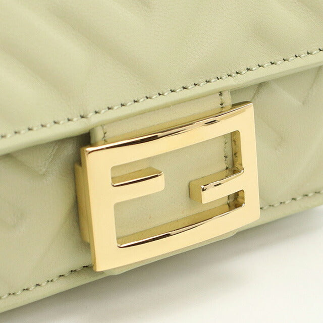 フェンディ 三折財布小銭入付き レディース ブランド FENDI レザー 8M0395 カーキ 財布 FEN8M0395081
