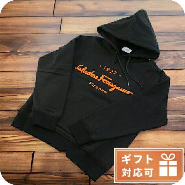フェラガモ パーカー メンズ ブランド FERRAGAMO コットン100