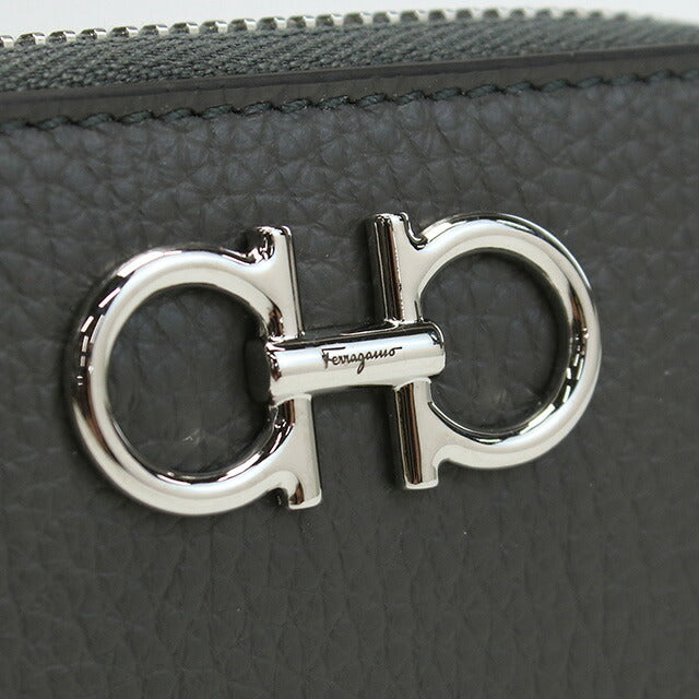 フェラガモ 小銭入れ レディース ブランド FERRAGAMO 22-0406 グレー 財布 FER22-0406031