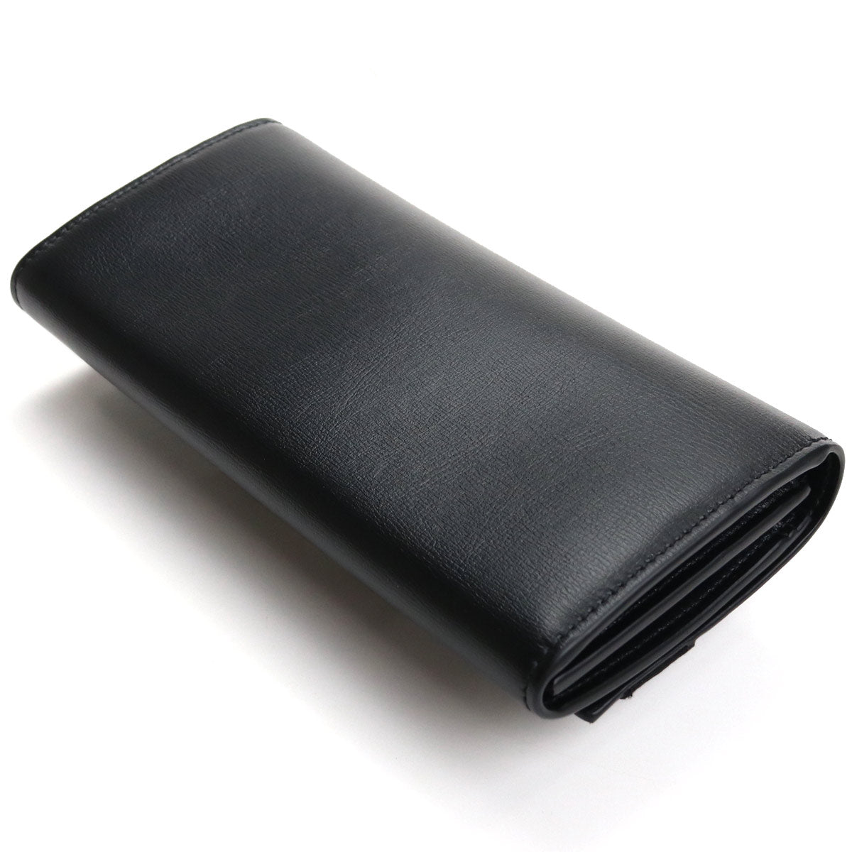 フェラガモ 長財布ニ折小銭入付き レディース レザー イタリアオープンポケット×3 22-E008 ブラック 財布 FER22-E008011