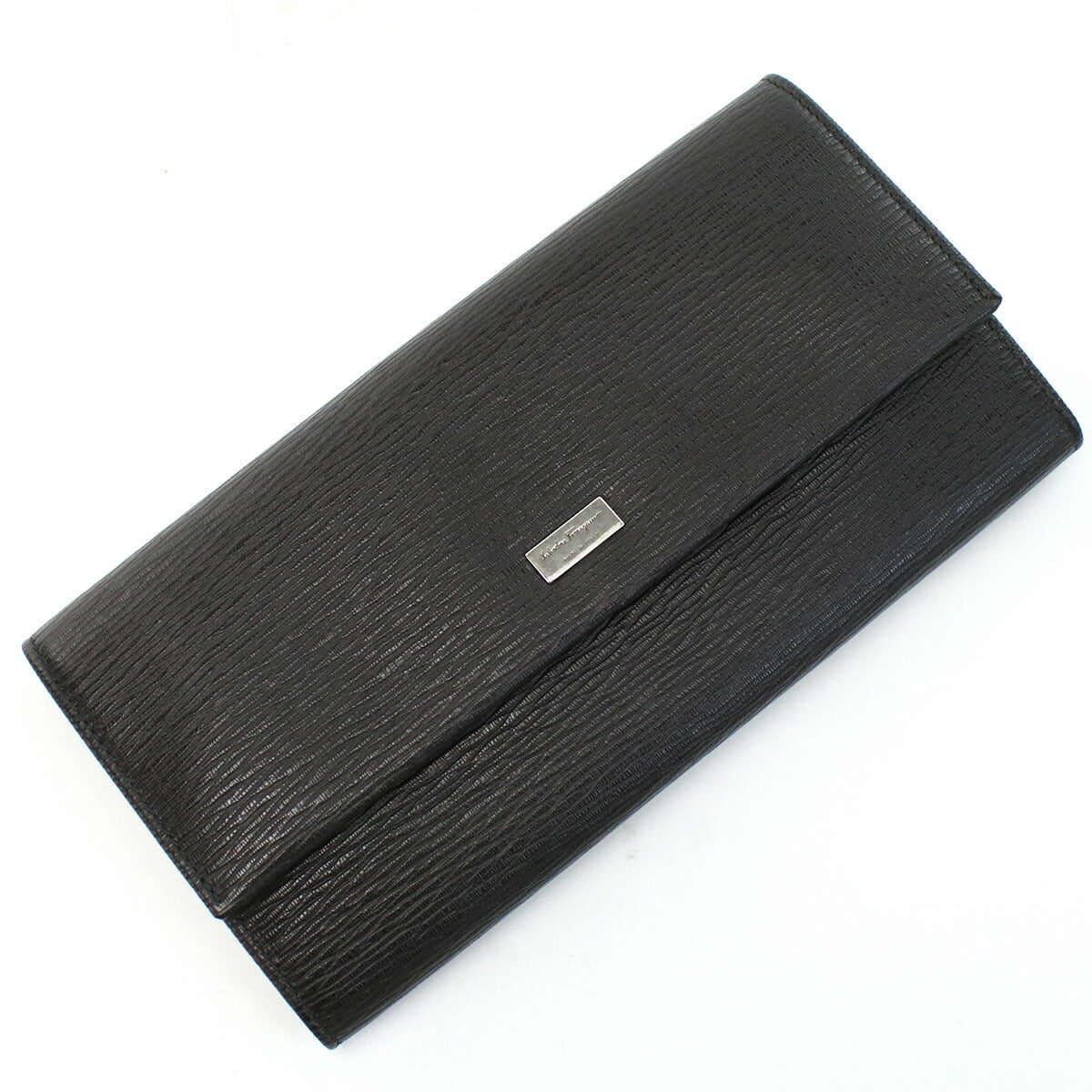 フェラガモ 長財布ニ折小銭入付き メンズ PEBBLE CALF カーフ イタリア 66-0155 ブラウン系 財布 FER66-0155021