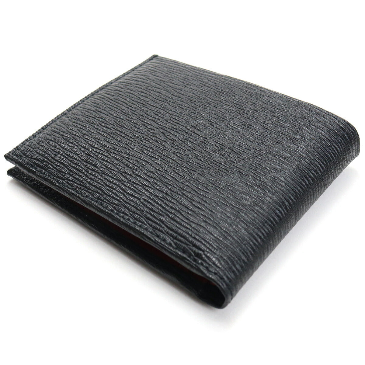 フェラガモ 二つ折り財布 メンズ PEBBLE CALF カーフ イタリア 66-A065 ブラック 財布 FER66-A065031