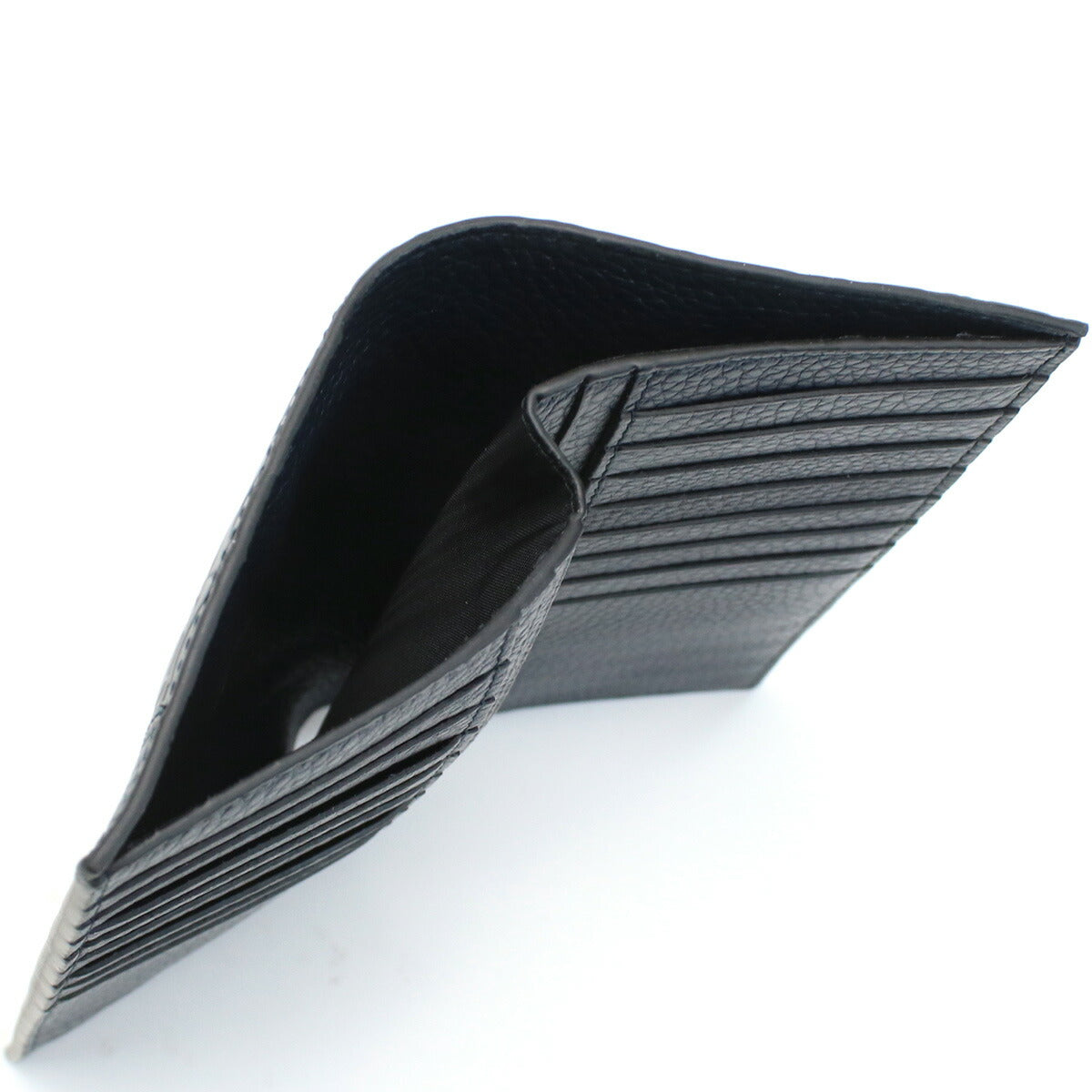 フェラガモ 長財布二折 メンズ PEBBLE CALF カーフ イタリア 66-A147 ネイビー系 財布 FER66-A147021