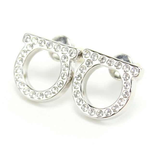 フェラガモ ピアス レディース ブランド FERRAGAMO イタリア 76-0122 シルバー系 アクセサリー FER76-0122021