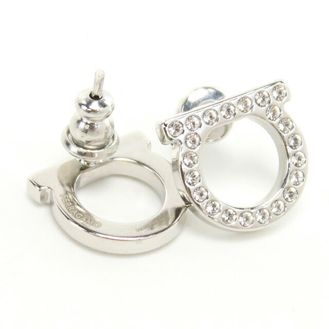 フェラガモ ピアス レディース ブランド FERRAGAMO イタリア 76-0122 シルバー系 アクセサリー FER76-0122021