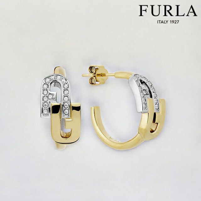 フルラ ピアス レディース ブランド FURLA ARCH DOUBLE EARRINGS ステンレススチール スタッド 両耳用 FJ0107ETU ジュエリー FJ0107ETU