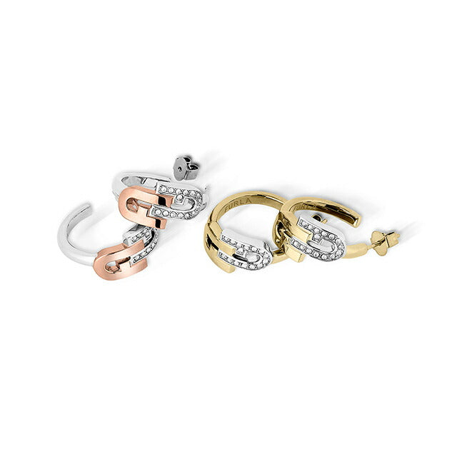 フルラ ピアス レディース ブランド FURLA ARCH DOUBLE EARRINGS ステンレススチール スタッド 両耳用 FJ0107ETU ジュエリー FJ0107ETU