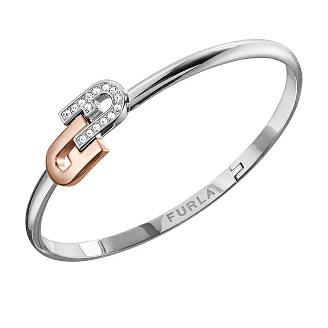 フルラ バングル レディース ブランド アーチ ダブル バングル FJ0116BTS シルバー ピンクゴールド アクセサリー FJ0116BTS