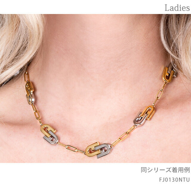 フルラ ネックレス レディース ブランド ARCH DOUBLE NECKLACE ステンレススチール FJ0130NTU ゴールド シルバー FJ0130NTU
