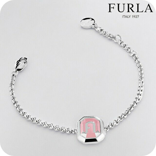 フルラ ブレスレット レディース ブランド オクタゴナル ステンレススチール FJ0310BTU シルバー ピンク アクセサリー FJ0310BTU
