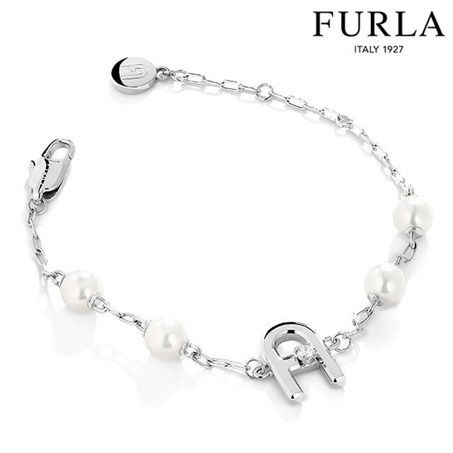 フルラ ブレスレット レディース ブランド ARCH PEARL BRACELET ステンレススチール 人工パール FJ0517BTU シルバー アクセサリー FJ0517BTU