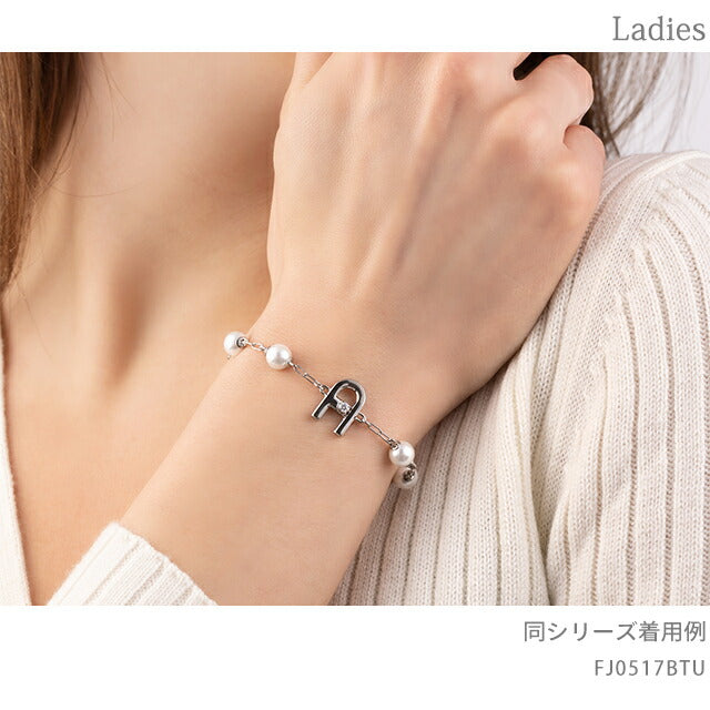フルラ ブレスレット レディース ブランド ARCH PEARL BRACELET ステンレススチール 人工パール FJ0517BTU シルバー アクセサリー FJ0517BTU