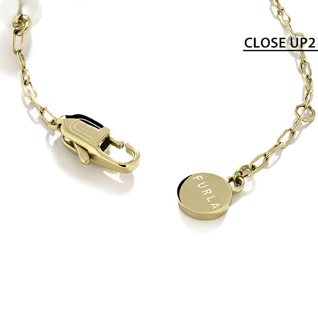 フルラ ブレスレット レディース ブランド アーチ パール ブレス ステンレススチール(イエローゴールドPVD) 人工真珠 FJ0518BTU FJ0518BTU
