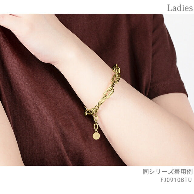 フルラ ブレスレット レディース ブランド チェーン ロゴ ブレスレット ステンレススチール(イエローゴールドPVD) FJ0910BTU FJ0910BTU