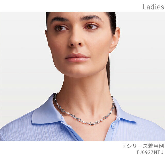 フルラ ネックレス レディース ブランド FURLA CHAINED LOGO ステンレススチール FJ0927NTU シルバー ジュエリー FJ0927NTU