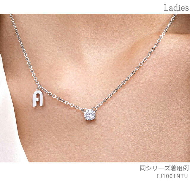 フルラ ネックレス レディース ブランド スパークリング ネックレス ステンレススチール FJ1001NTU シルバー アクセサリー FJ1001NTU