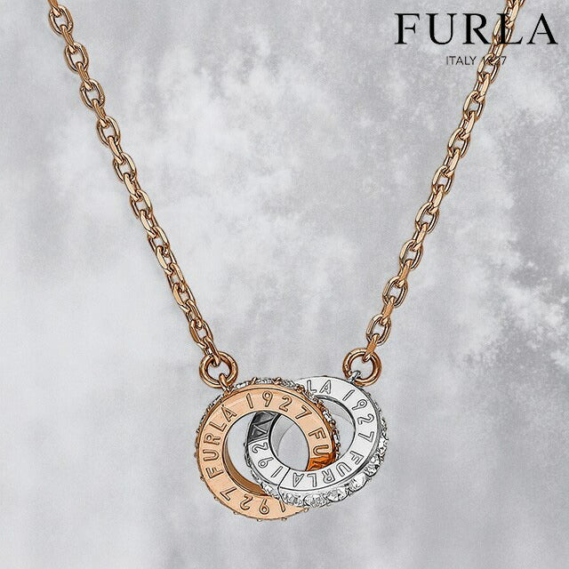 フルラ FURLA ネックレス ダブルリング FJ1102NTU アクセサリー フルラ ネックレス レディース ブランド 1927 NECKLACE